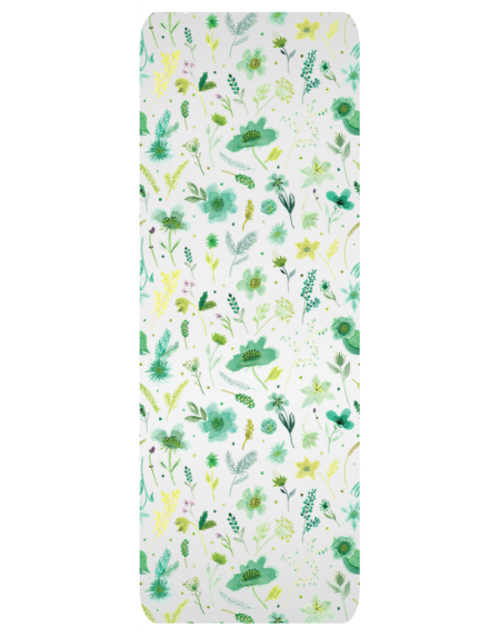 Verdant Flowers Yoga Mat