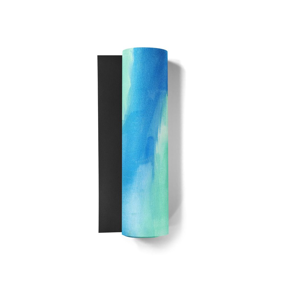 Cerulean and Ice Yoga Mat - Image 2