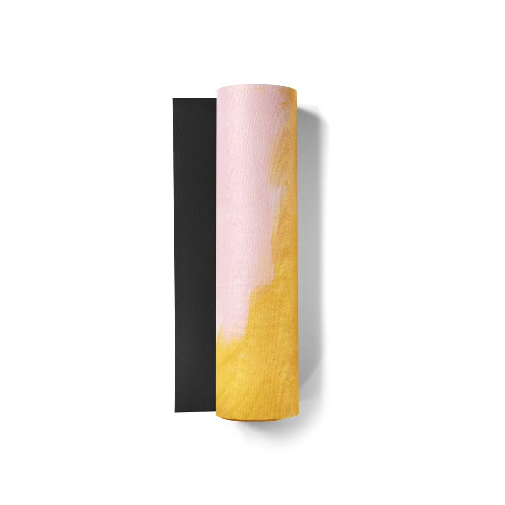 Cotton Candy and Marigold Yoga Mat - Image 2