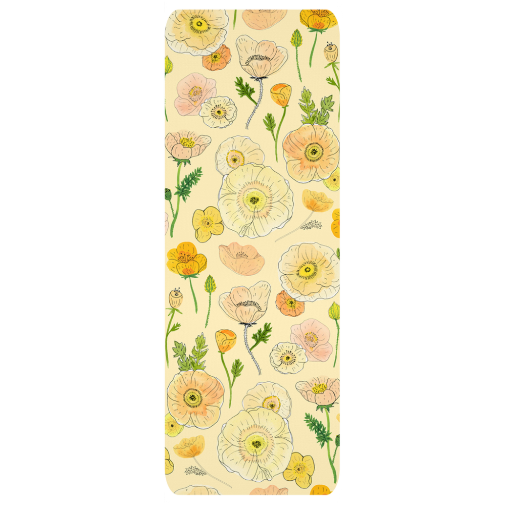 California Poppies Yoga Mat