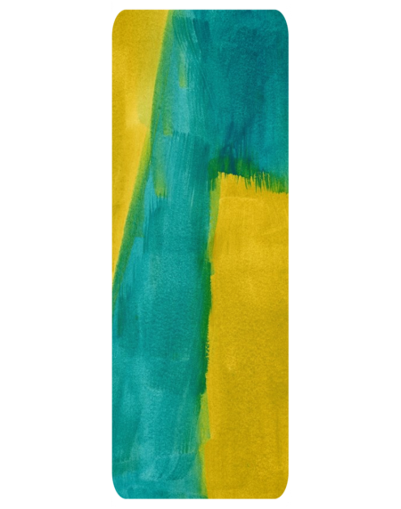 Peacock and Olive Yoga Mat